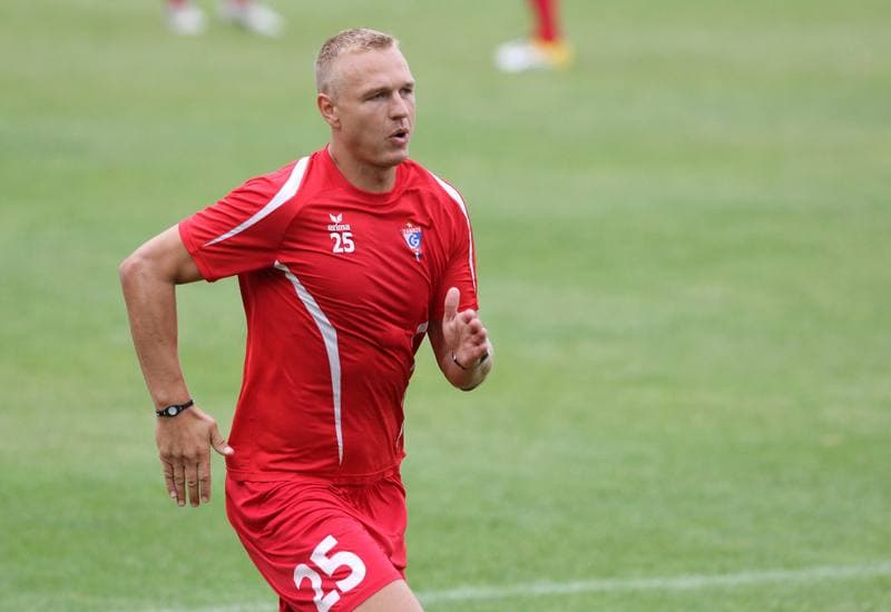 Football. Gornik Zabrze. Training. 12.07.2011