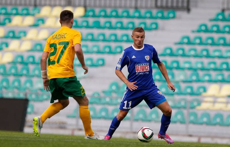 Football. MSK Zilina. Piast Gliwice. 19.06.2015