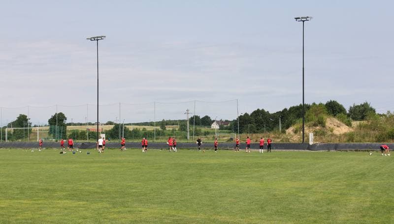 Football. Polonia Warszawa. Training. 14.07.2011