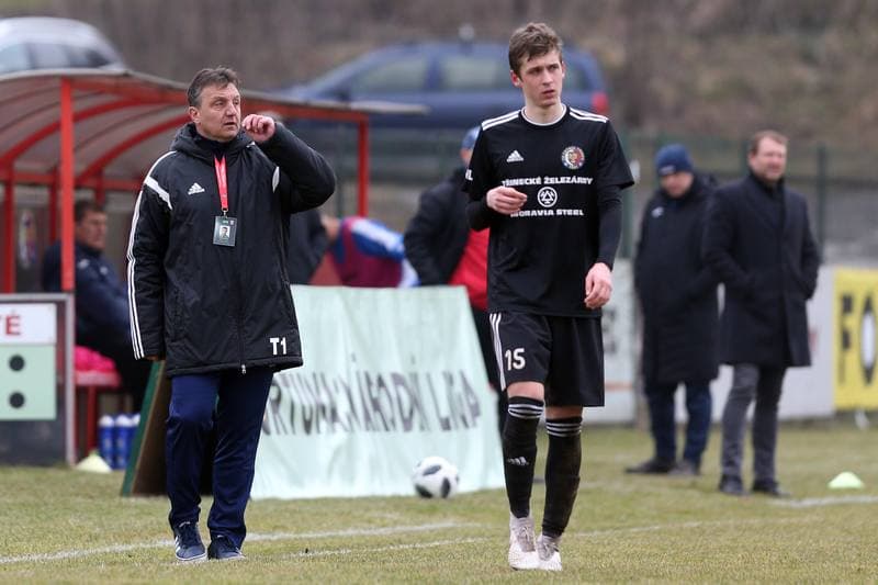 Football. Fortuna Narodni Liga. Fotbal Trinec - FK Usti nad Labem. 02.03.2019