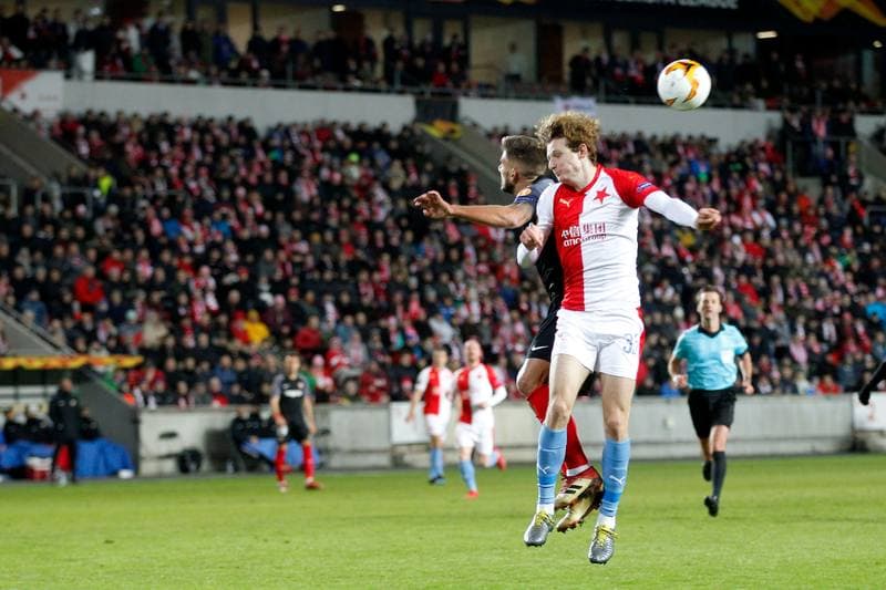 Football. UEFA Europa League. Slavia Prague - Sevilla FC. 14.03.2019