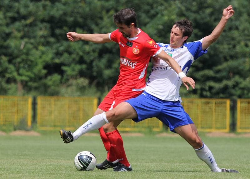 Football. Sparing. Widzew Lodz - Podbeskidzie Bielsko-Biala. 19.07.2011
