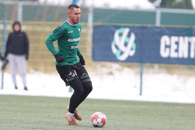 Football. Sparing. GKS Tychy - Hutnik Krakow. 13.01.2024