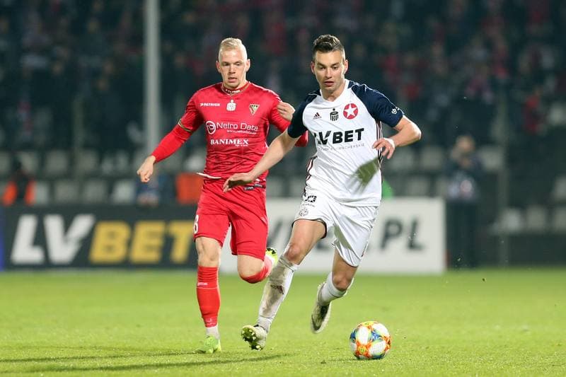 Football. Lotto Ekstraklasa. Zaglebie Sosnowiec - Wisla Krakow. 03.04.2019
