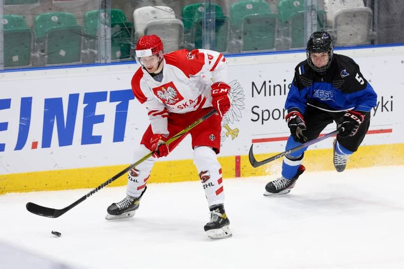 Ice Hockey. Olympic Qualification. Poland - Estonia. 08.02.2024