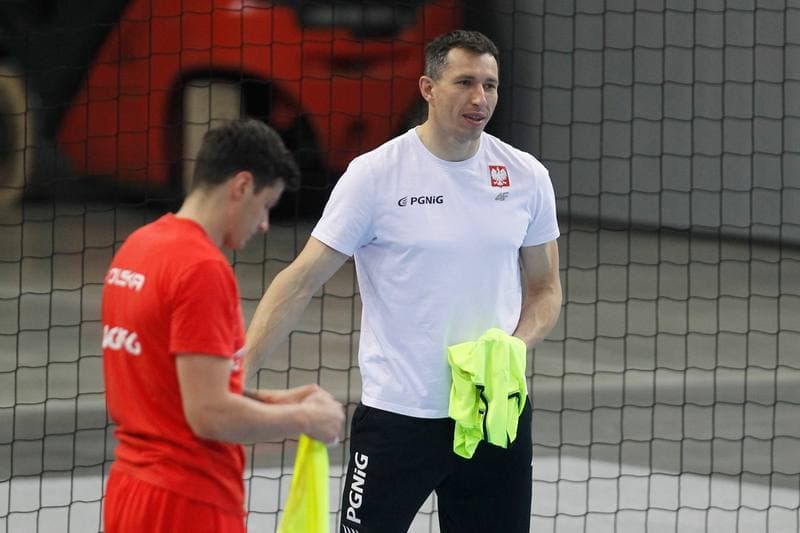 Handball. Poland national team. Training. 09.04.2019