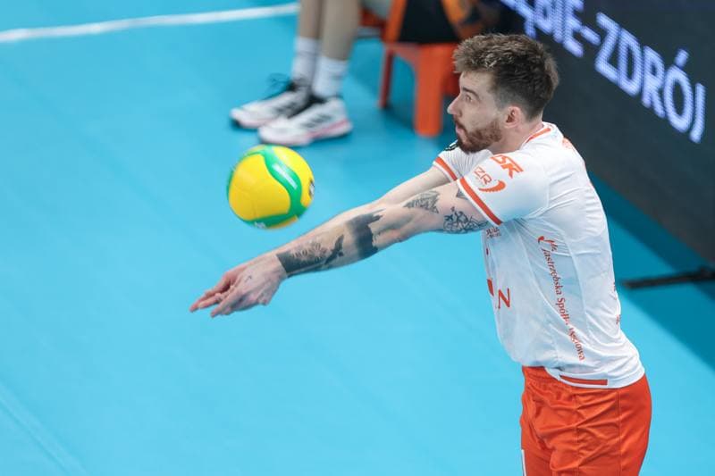 Volleyball. CEV Champions League. Jastrzebski Wegiel - Gas Sales Daiko Piacenza. 28.02.2024
