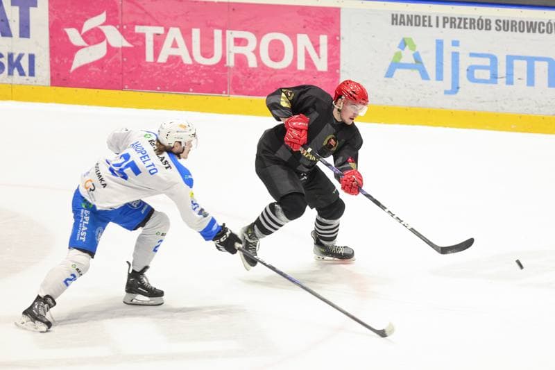 Ice Hockey. Tauron Hokej Liga. Re-Plast Unia Oswiecim - Comarch Cracovia. 14.03.2024