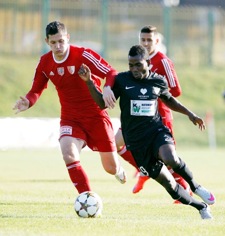 Football. I Liga. Rozwoj Katowice - Pogon Siedlce. 24.10.2015