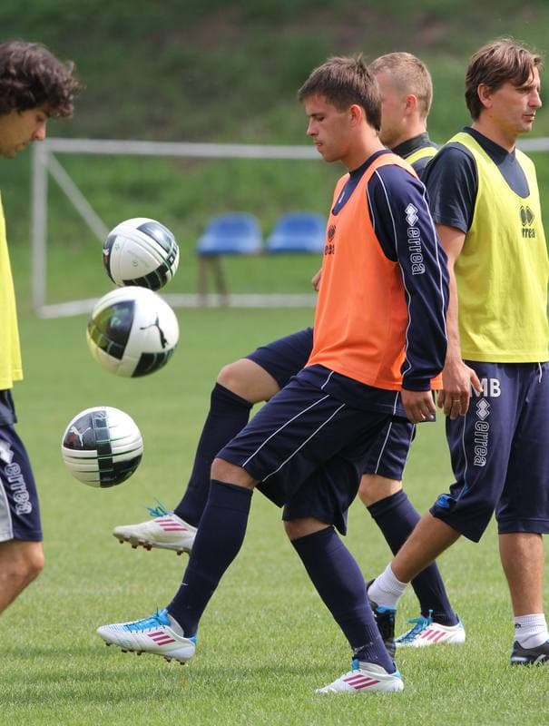 Football. Piast Gliwice. Training. 16.08.2011