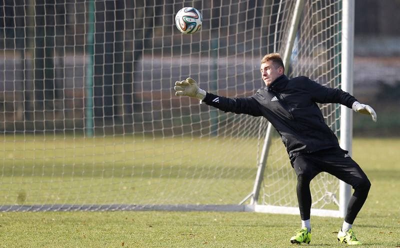 Football. GKS Katowice. Training. 15.01.2015