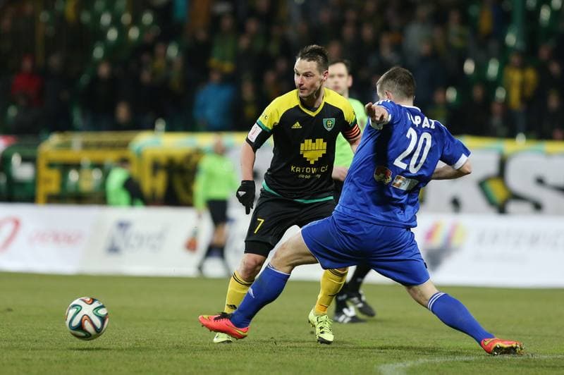 Football. I Liga. GKS Katowice - Pogon Siedlce. 19.03.2016