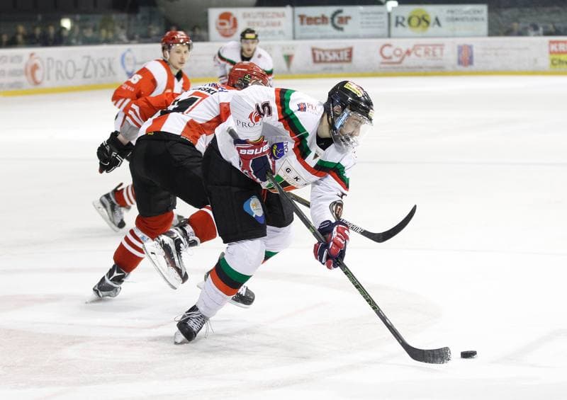 Ice Hockey. Polish Hockey League. GKS Tychy - Comarch Cracovia. 24.03.2016