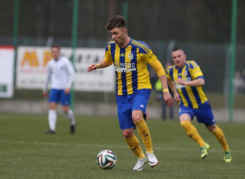 Football. I Liga. MKS Kluczbork - Arka Gdynia. 26.03.2016