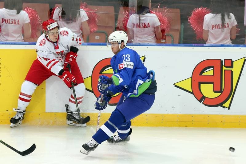 Ice Hockey. World Championship Division 1A. Poland - Slovenia. 26.04.2016