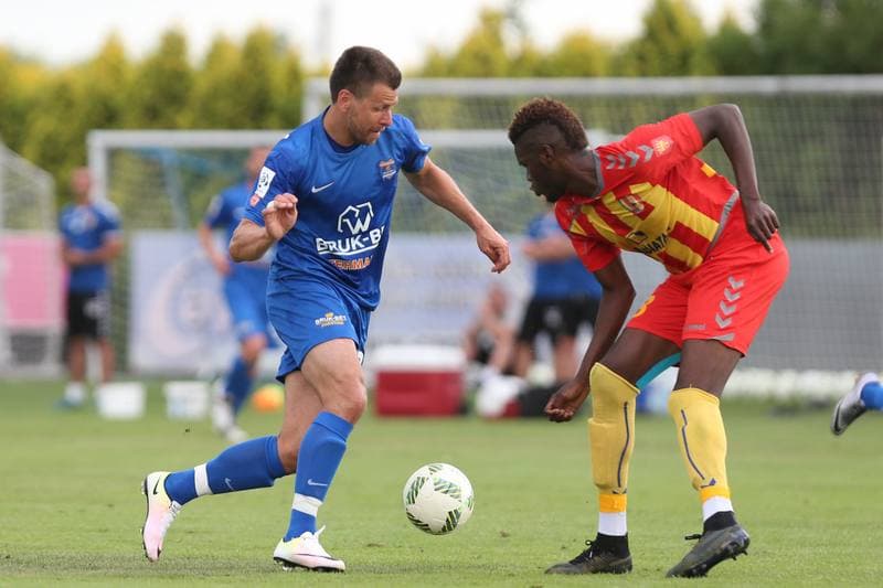Football. Sparing. Bruk-Bet Termalica Nieciecza - Korona Kielce. 25.06.2016