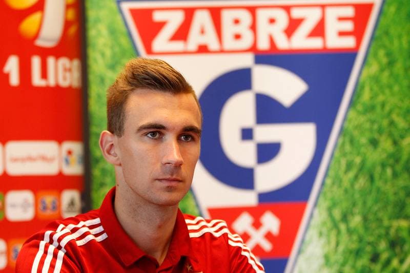 Football. Gornik Zabrze. Press Conference. 14.10.2016