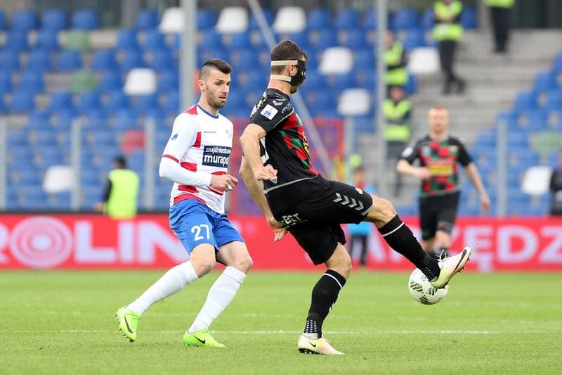 Football. Nice I Liga. Podbeskidzie Bielsko-Biala - GKS Tychy. 13.05.2017