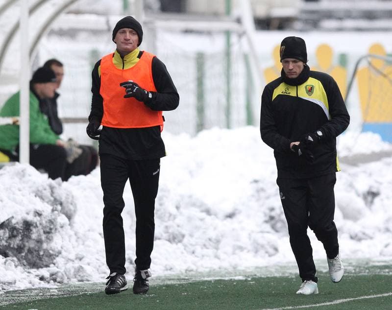 Football. Sparing. Ruch Radzionkow - Polonia Laziska Gorne. 14.01.2012