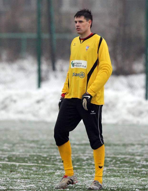 Football. Sparing. Gornik Zabrze - Garbarnia Krakow. 20.01.2012