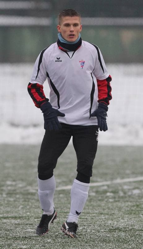 Football. Sparing. Gornik Zabrze - Garbarnia Krakow. 20.01.2012