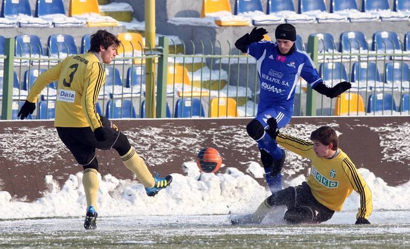 Football. Sparing. Podbeskidzie Bielsko-Biala - MFK Karvina. 11.02.2012