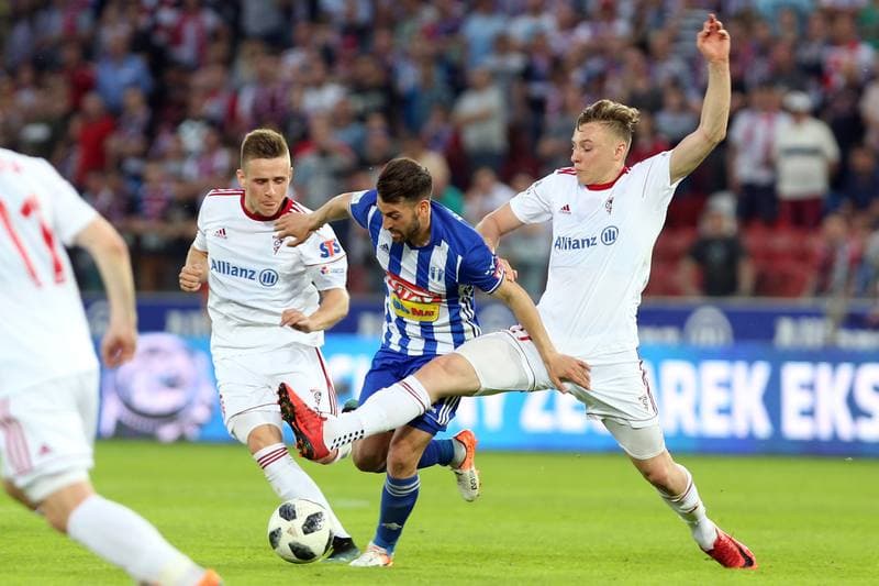 Football. Lotto Ekstraklasa. Gornik Zabrze - Wisla Plock. 21.04.2018