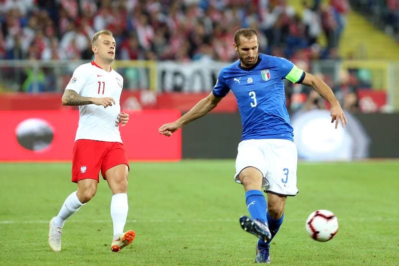 Football. UEFA Nations League. Poland - Italy. 14.10.2018