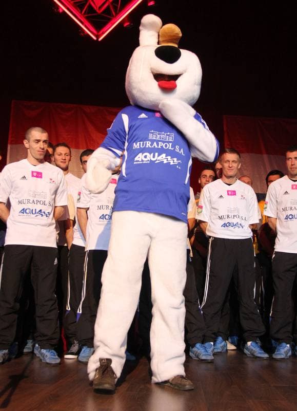 Football. Podbeskidzie Bielsko-Biala. Presentation. 15.02.2012