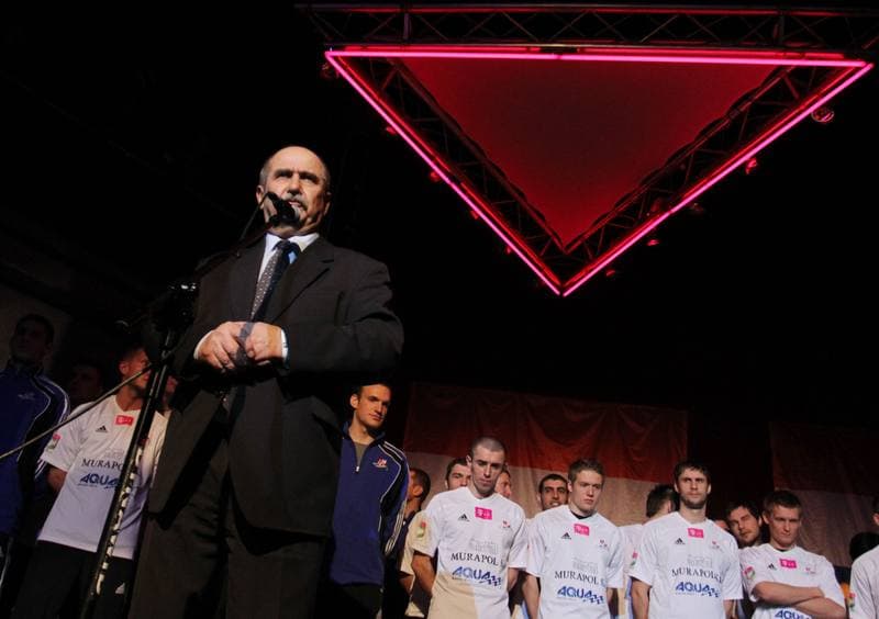 Football. Podbeskidzie Bielsko-Biala. Presentation. 15.02.2012