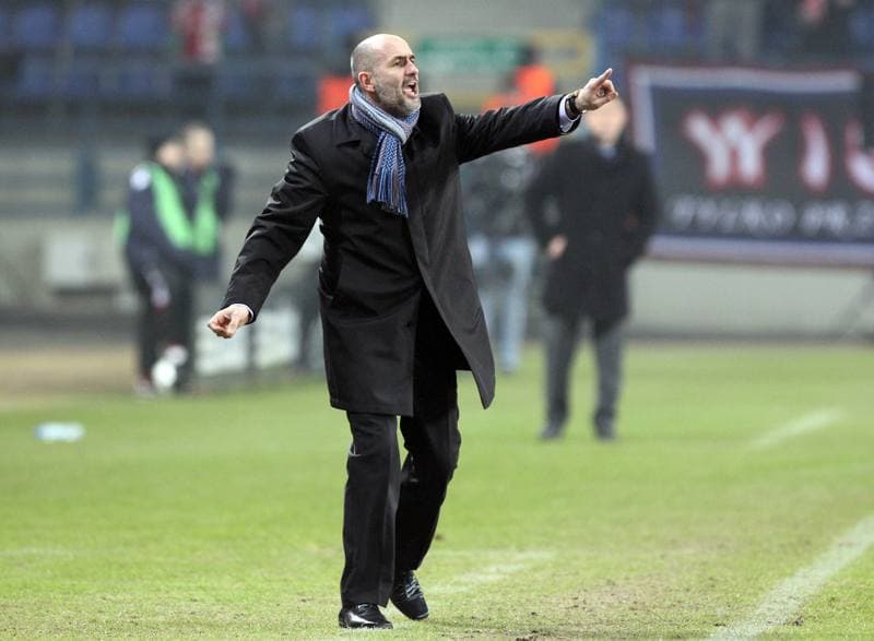 Football. T-Mobile Ekstraklasa. Wisla Krakow - Lech Poznan. 09.03.2012