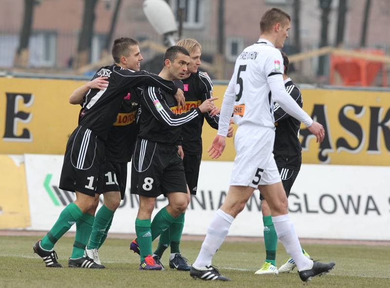 Football. PKO BP Ekstraklasa. Gornik Zabrze - Lechia Gdansk. 15.04.2011