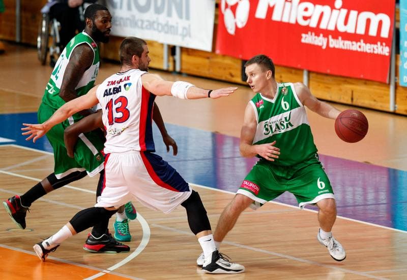Basketball. Tauron Basket Liga. MKS Dabrowa Gornicza - Slask Wroclaw. 20.12.2014