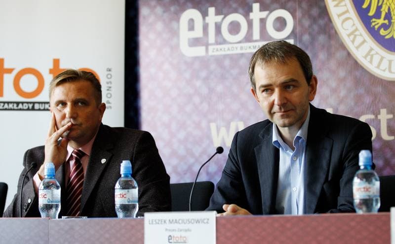 Football. Piast Gliwice. Press Conference. 17.09.2015