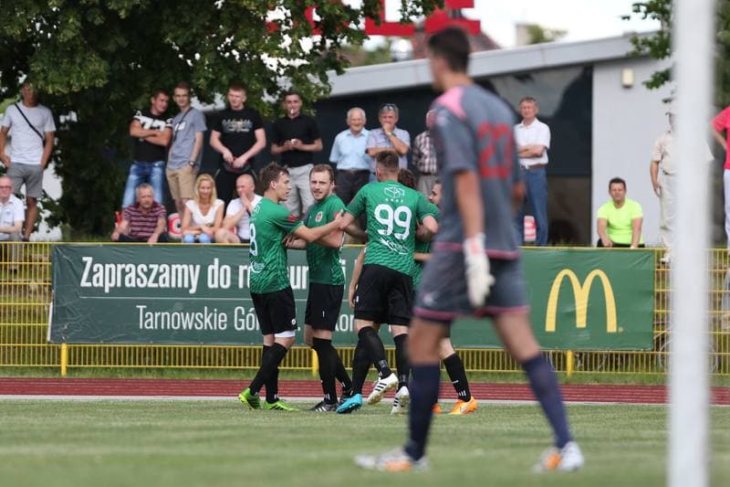 Football. Playoff for III Liga. Gwarek Tarnowskie Gory - Unia Turza Slaska. 18.06.2016