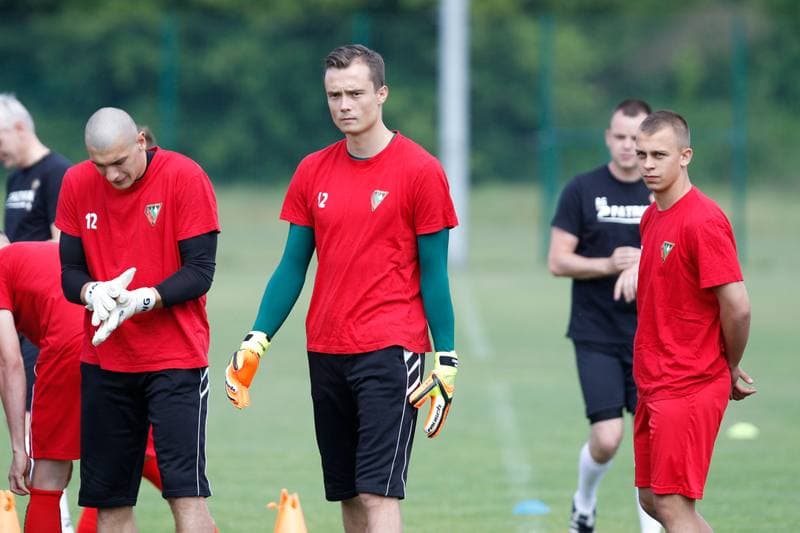 Football. Zaglebie Sosnowiec. Training. 22.06.2016