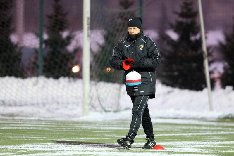 Football. Zaglebie Sosnowiec. Training. 09.01.2017