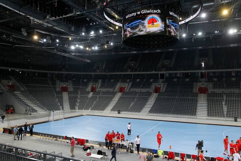 Handball. Poland national team. Training. 09.04.2019