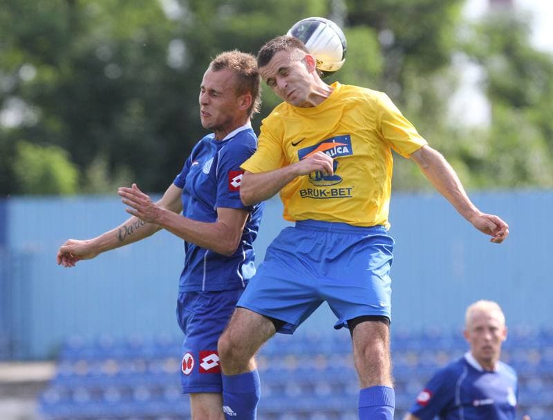 Football. Sparing. Ruch Chorzow - Termalica Bruk-Bet Nieciecza. 23.06.2012