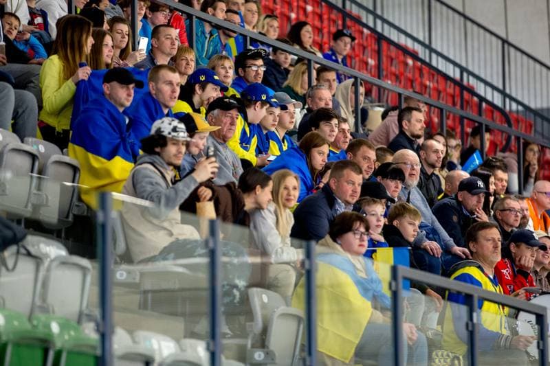 Ice Hockey. World Championship Division 1 Group B. Japan - Ukraine. 30.04.2022