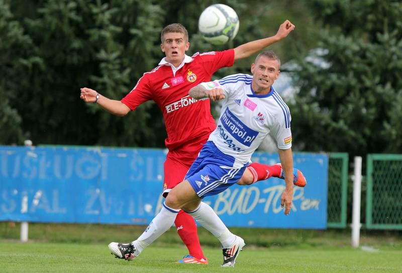 Football. Sparing. Podbeskidzie Bielsko-Biala - Wisla Krakow. 07.09.2012