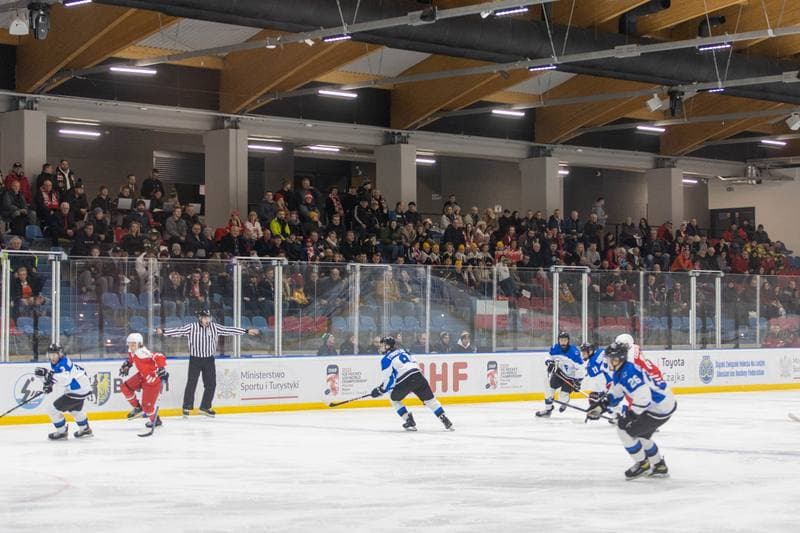 Ice Hockey. U20 World Championship Division 1B. Poland - Estonia. 11.12.2022