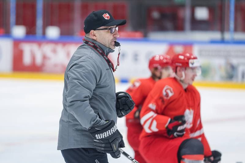 Ice Hockey. Poland national team. Training. 17.04.2023