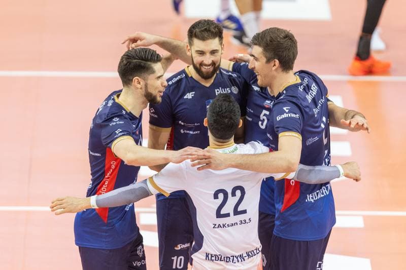 Volleyball. PlusLiga. Jastrzebski Wegiel - Grupa Azoty ZAKSA Kedzierzyn-Kozle. 03.05.2023