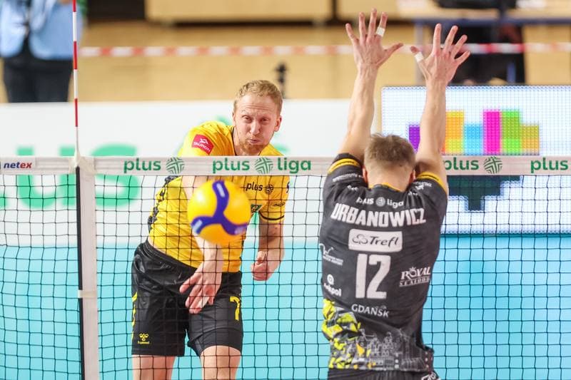Volleyball. PlusLiga. GKS Katowice - Trefl Gdansk. 22.10.2023