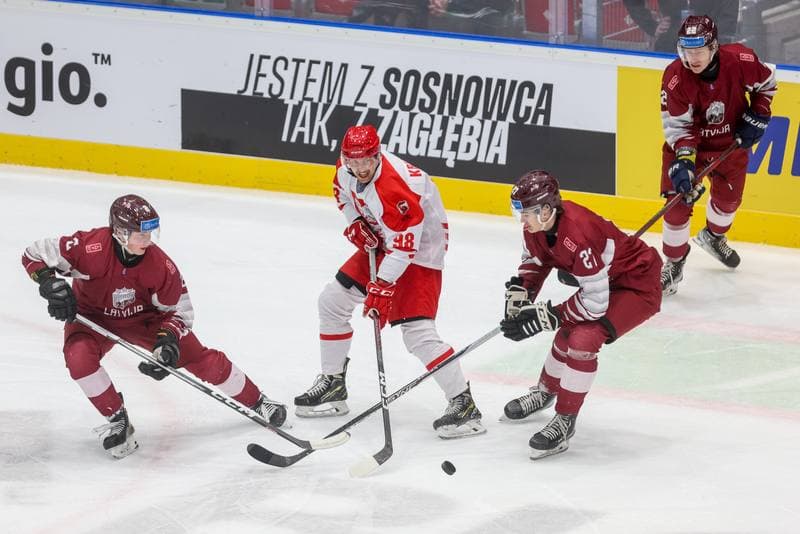 Ice Hockey. EIHC. Poland - Latvia. 10.11.2023