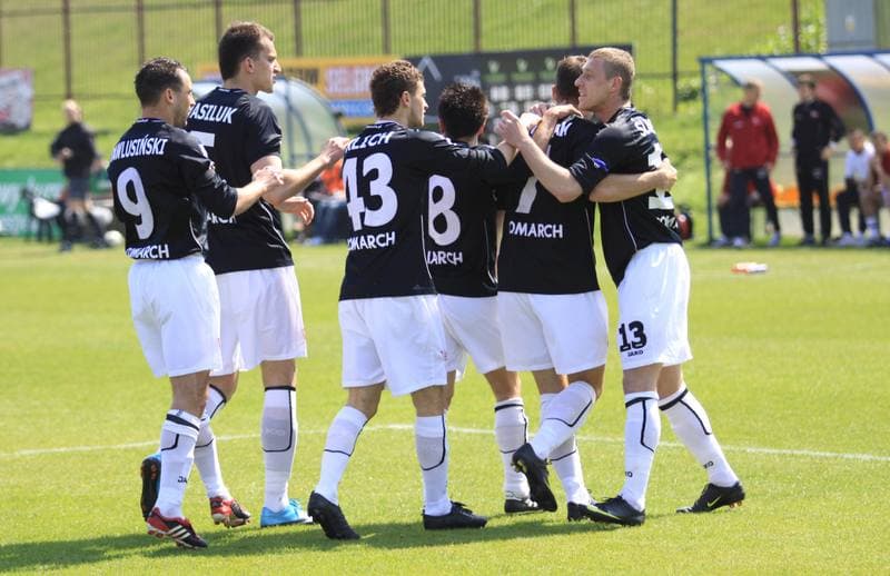 Football. Bytom Ekstraklasa. Polonia Bytom - Cracovia Krakow. 10.05.2011