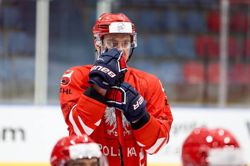 Ice Hockey. Poland national team. Training. 16.04.2024