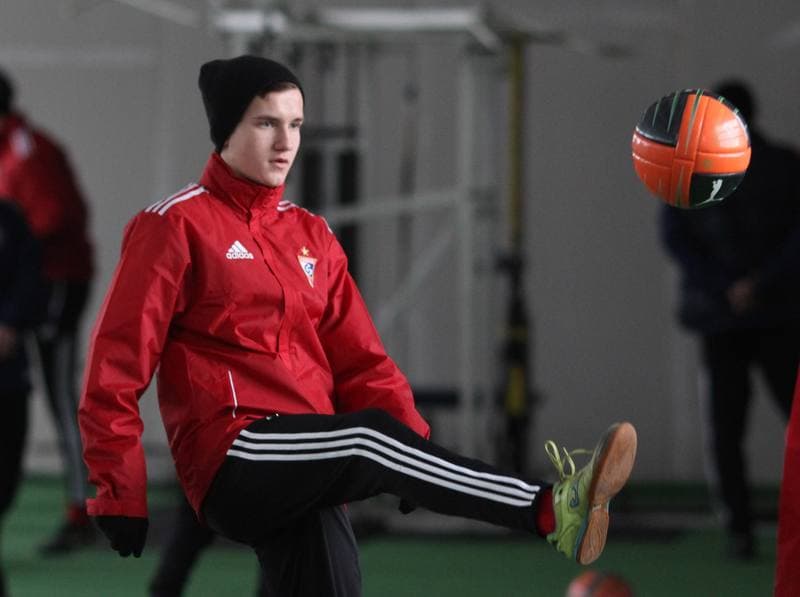 Football. Gornik Zabrze. Training. 05.03.2012