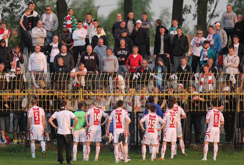 Football. Bytom I liga. Ruch Radzionkow - LKS Lodz. 29.04.2011